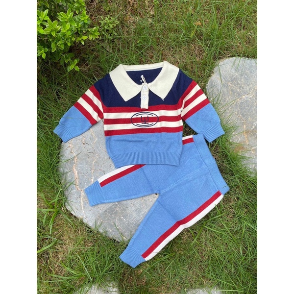 Bộ Len Mẫu Bé Trai Và Bé Gái, Đồ Bộ Len Hàng Quảng Châu size 66-90