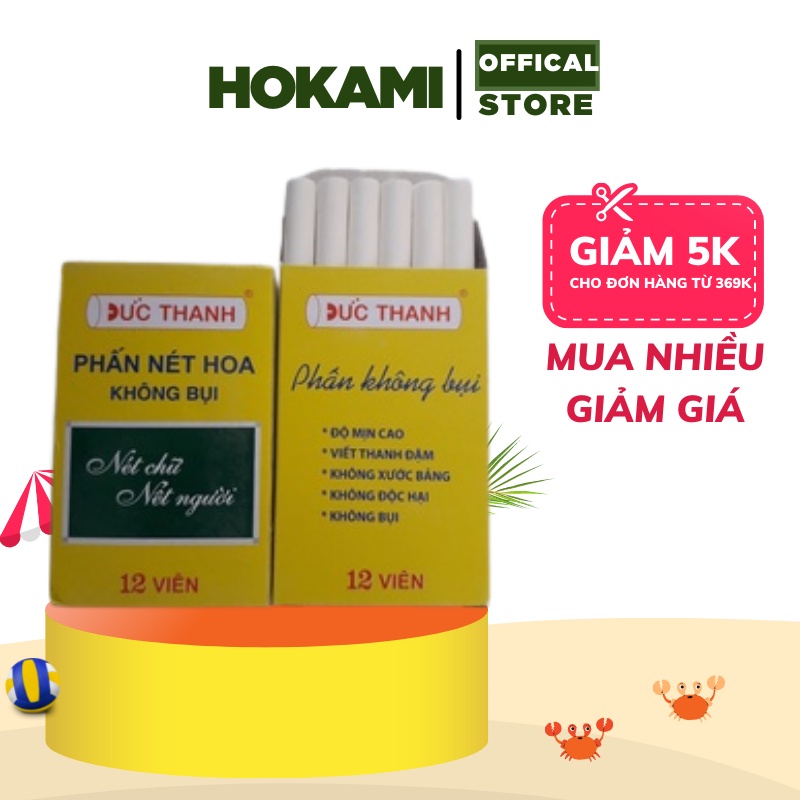 phấn trắng Đức Thanh( loại nhỏ) - văn phòng phẩm - HOKAMI STORE