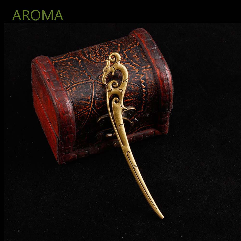 Phụ kiện trâm cài tóc kim loại phong cách vintage thời thượng