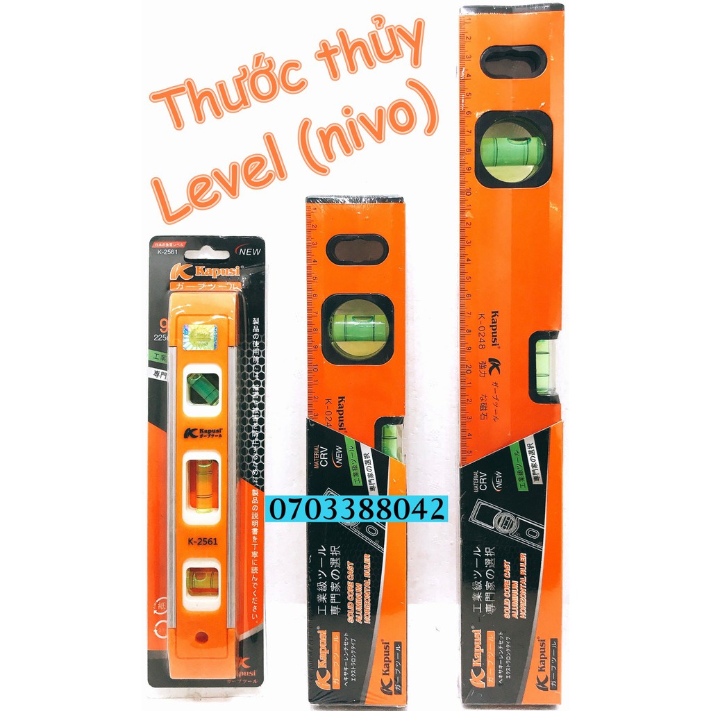 Thước Thủy Thân Nhôm Cao Cấp Có Từ Tính