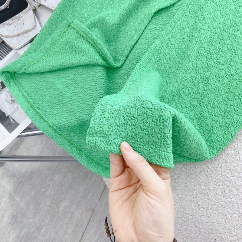 ĐẦM BODY XANH CỔ YẾM XOẮN