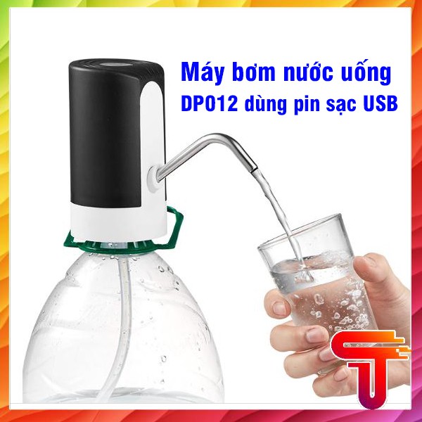 Bơm rót nước uống đóng chai thông minh có cổng sạc usb - T3A3