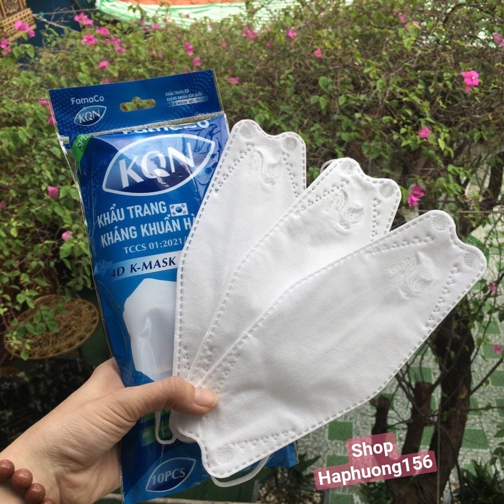 Combo 50 cái Khẩu trang 4D K Mask KF94 Hàn Quốc chống bụi mịn và kháng khuẩn