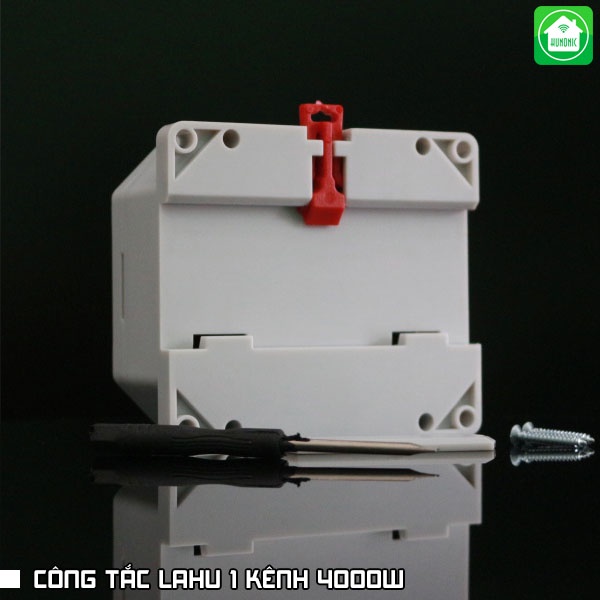 Công tắc Hunonic Lahu Wifi 1 kênh công suất lớn 4000W - Hàng Chính hãng BH 12 tháng