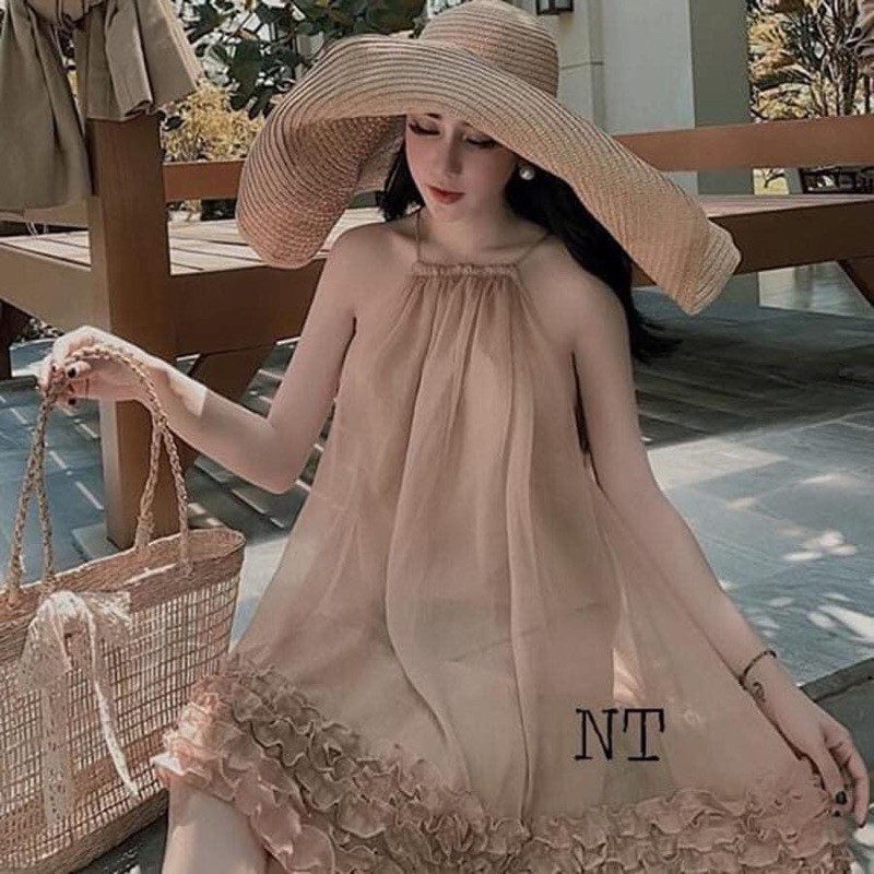 Túi Cói Đan Chắn Song Nơ Ren dày đẹp xuất sắc