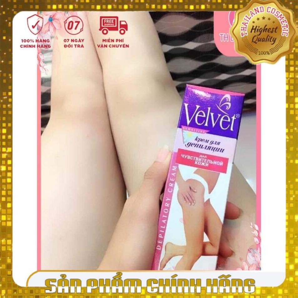 [Chính Hãng 100%] Kem tẩy lông VELVET không đau rát, sử dụng tay, chân, nách, bụng