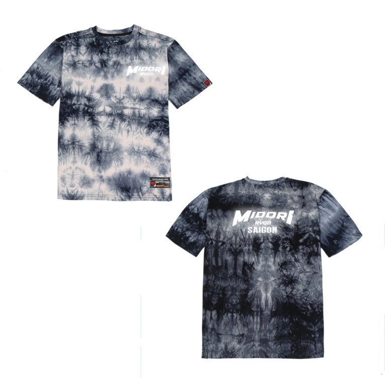 Áo thun loang màu form rộng tay lỡ nam nữ Phông tiedye Unisex phản quang Local Brand Chính Hãng Midori M Studio