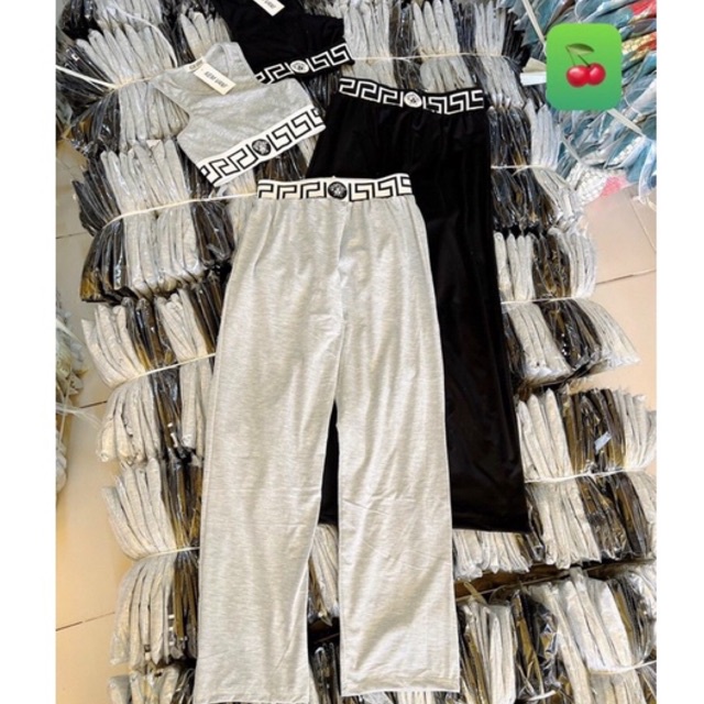 Set thể thao áo balo croptop HÌNH THẬT TRẢI SÀN