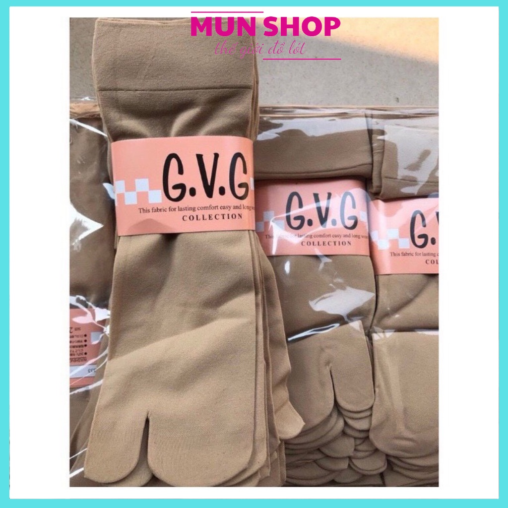 COMBO 10 đôi tất xỏ ngón cotton GVG chất dày đẹp