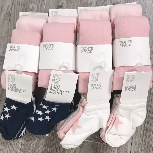 Set 5 đôi tất H&M