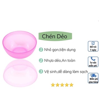 Chén dẻo trộn bột mặt nạ