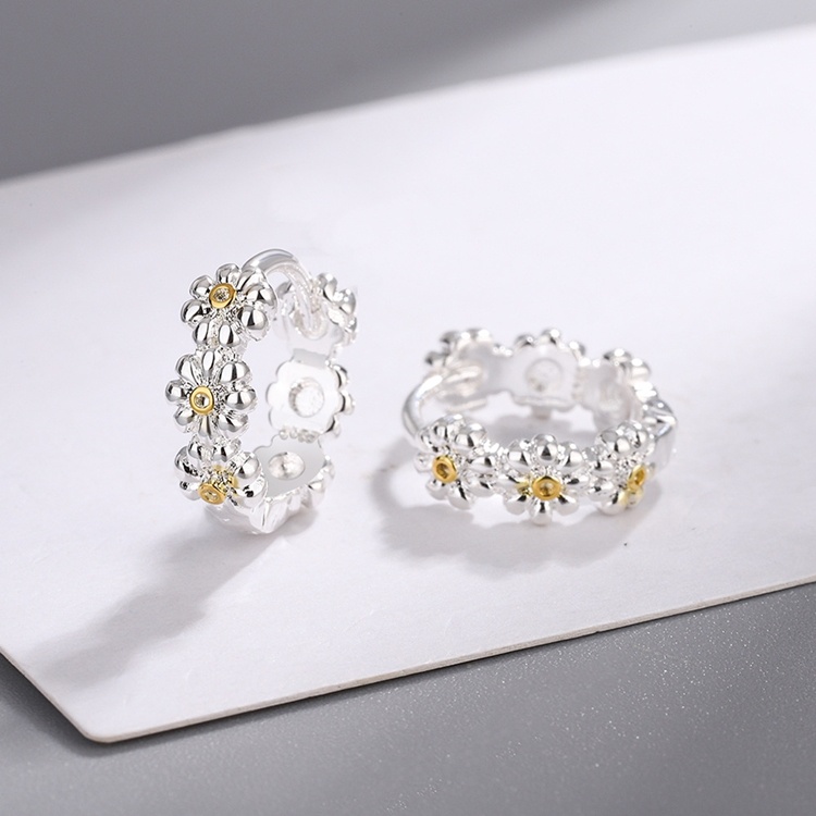 Bông tai nữ style Hàn, bạc S925 cực xinh - HT318