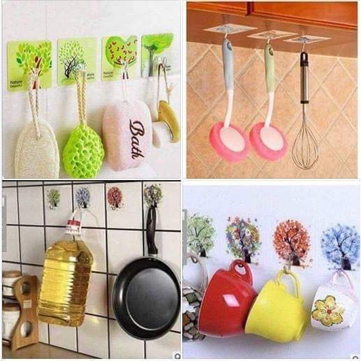 Móc dán tường họa tiết 3D siêu dính, chịu lực tốt Store4girls