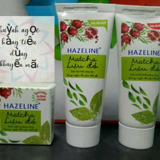 (siêu rẻ ) Set combo 3 món sữa rửa mặt, dưỡng thể, kem nén hazaline