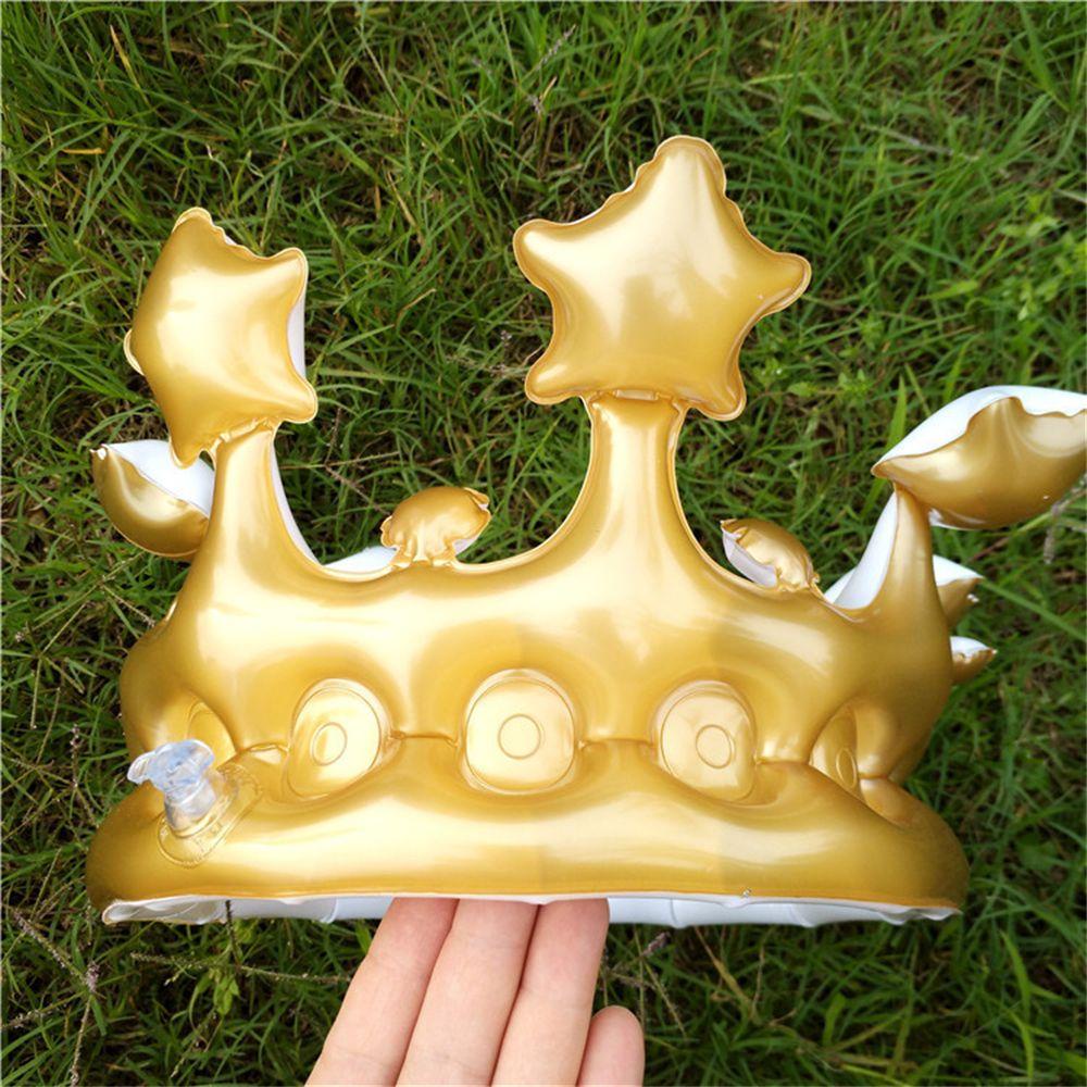 Vương Miện Bơm Hơi Hình Vương Miện Công Chúa Dành Cho Tiệc Sinh Nhật Bé