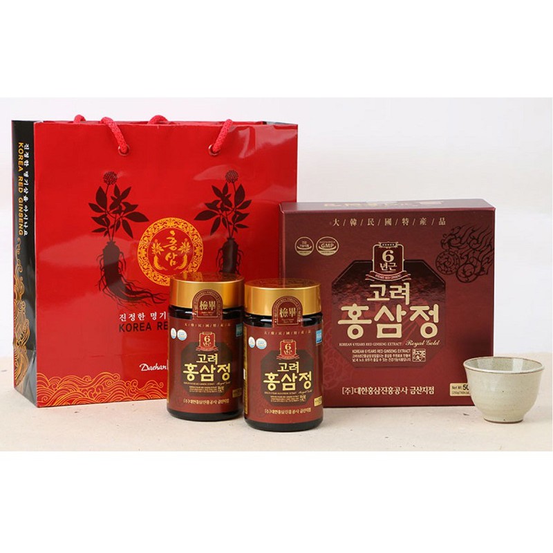 [ Hàng Chính Hãng ] Cao Hồng Sâm Daehan Hàn Quốc, Hộp Màu Tím 2 Lọ * 250g, Giúp Bồi Bổ Nâng Cao Sức Khỏe Thể Chất