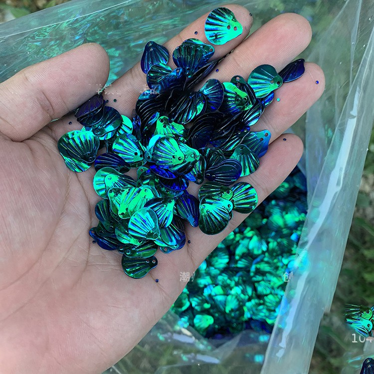 5 gram  phiến vảy cá hologram dùng trang điểm cổ trang vảy cá make up nguyên liệu làm trang sức cổ trang