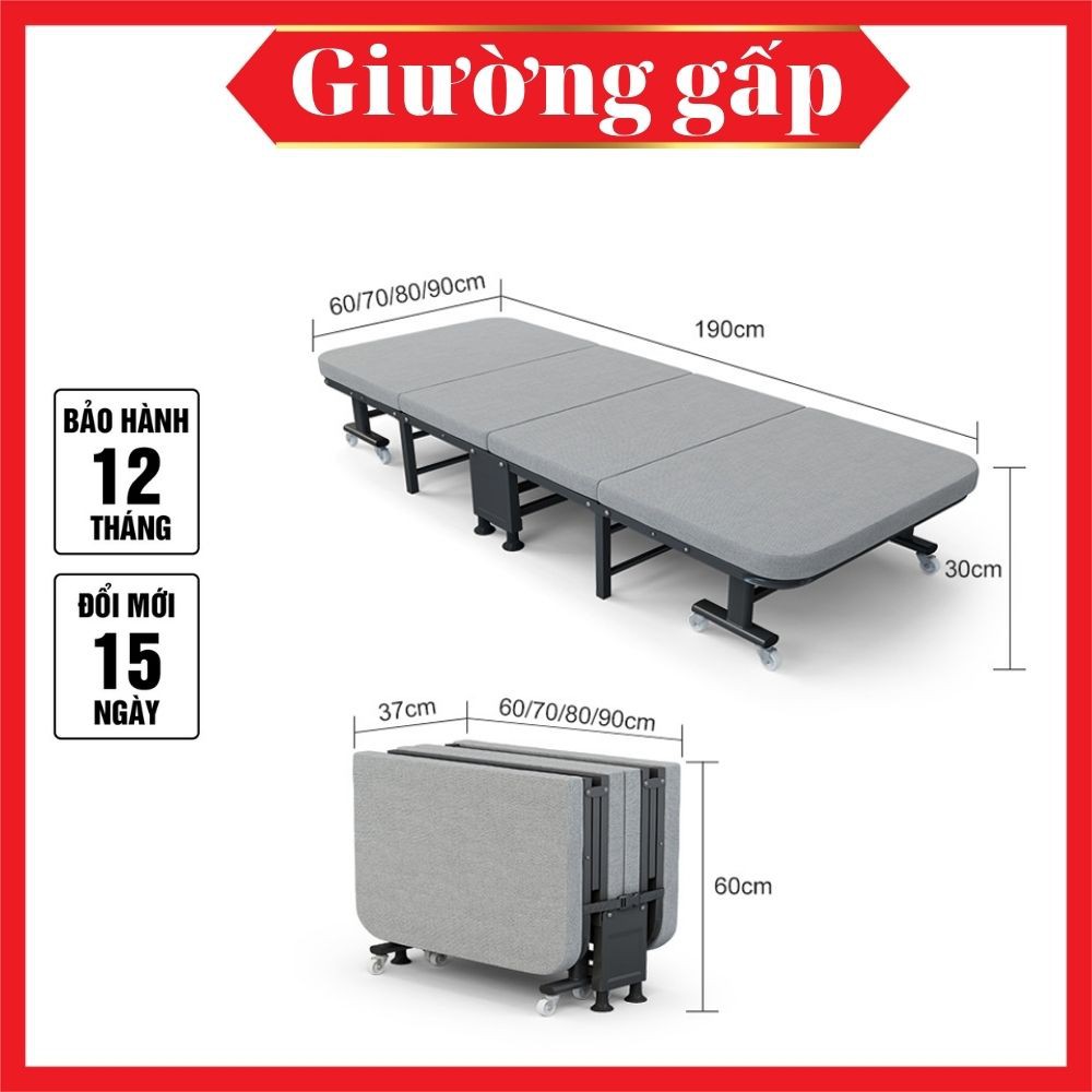 Sẵn Hàng - Giường gấp gọn, giướng gấp giường gấp thông minh, ghế sofa gấp gọn văn phòng