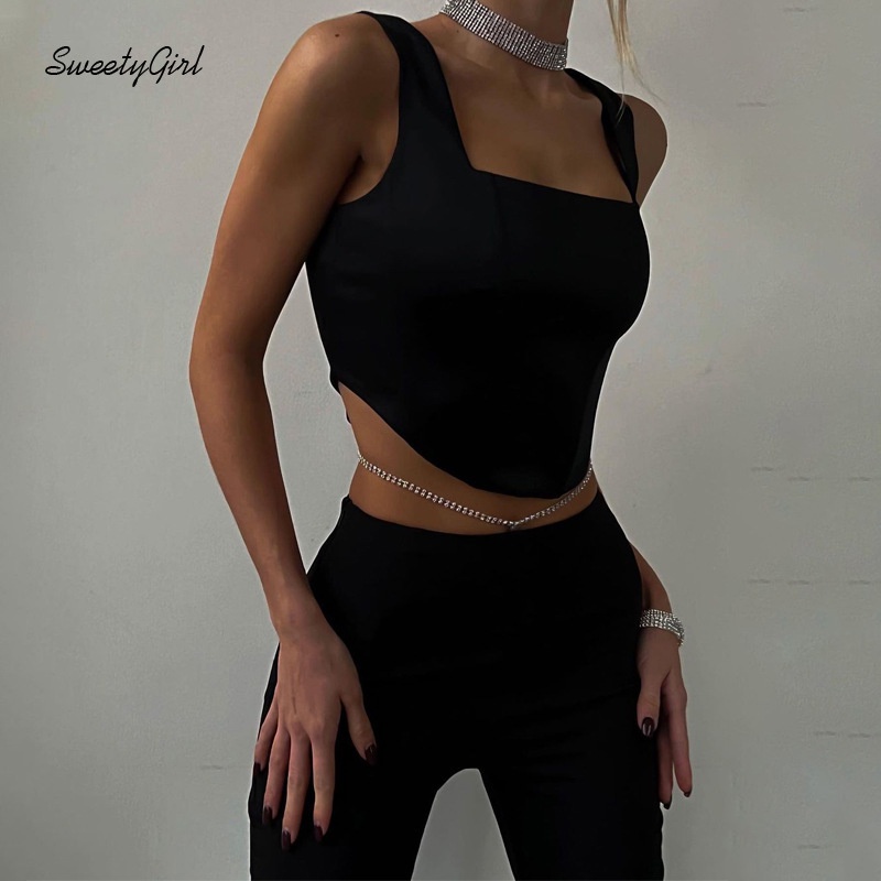 Áo Tank Top Thể Thao Cổ Vuông Màu Sắc Ngọt Ngào Thời Trang Cho Nữ