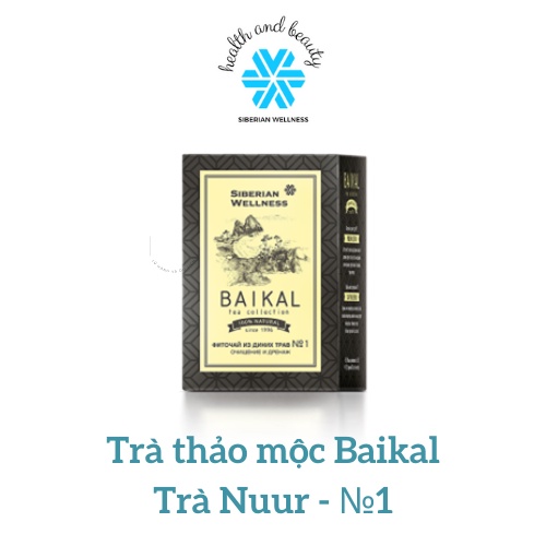 Trà thảo mộc Baikal tea collection. Herbal tea №1 - Siberian Wellness - 30 túi lọc/hộp