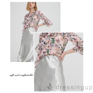D❃♪Váy Midi lưng cao thời trang nữ
