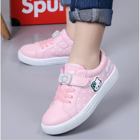 Giày Thể Thao Hello Kitty,Giày Thể Thao Sneaker Bé Gái