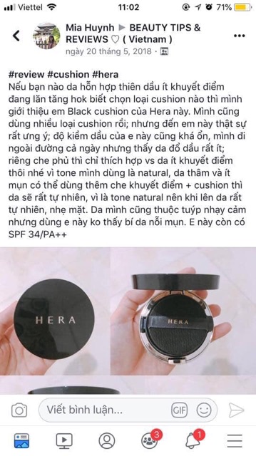 Phấn nước Black Cushion Hera sale 56% KÈM LÕI | BigBuy360 - bigbuy360.vn