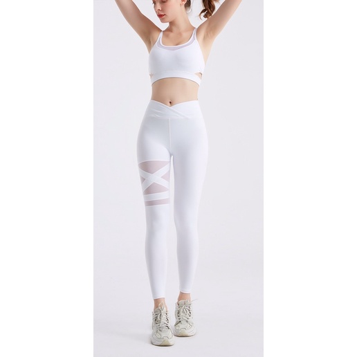 Bộ Tập Yoga Gym Lưới Đùi S59