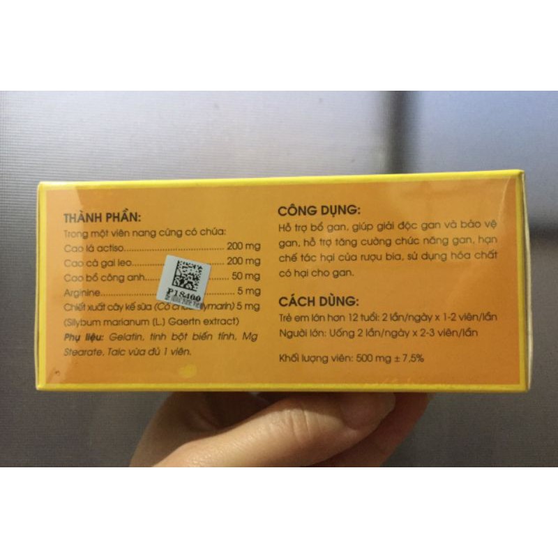 Hộp 50 viên Heptonic Forte-  giải độc gan và bảo vệ gan và tăng cường chức năng gan | BigBuy360 - bigbuy360.vn