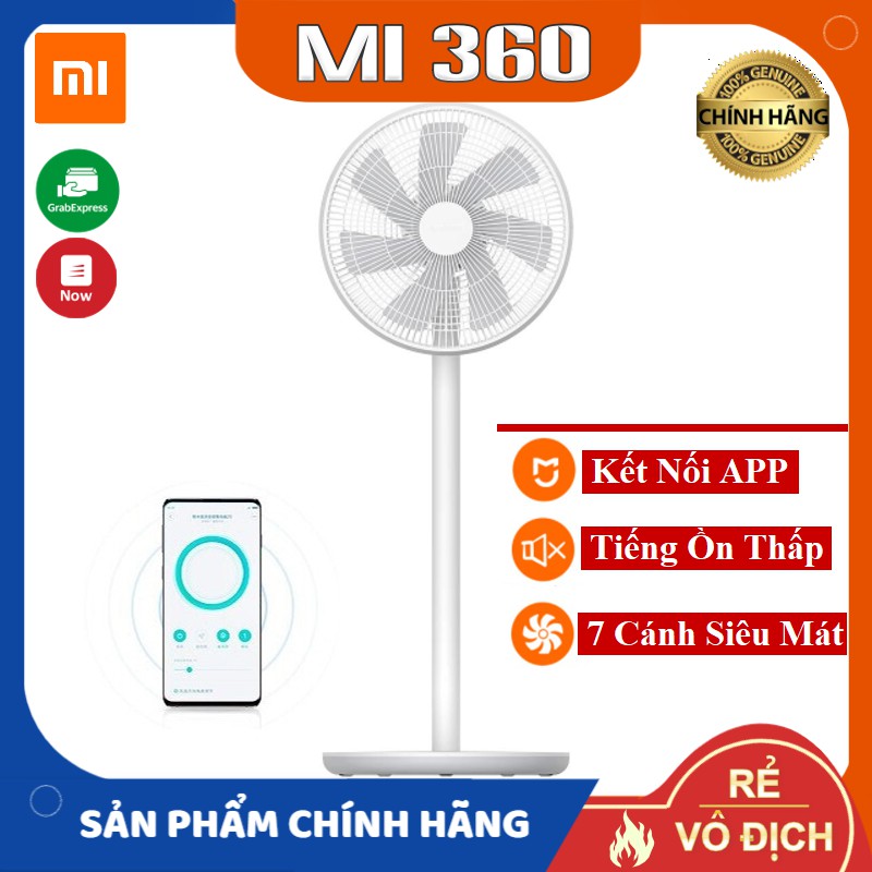 Quạt Đứng Thông Minh Xiaomi Smartmi Gen 2✅ Độ Ồn Thấp Siêu Mát✅ Điều Khiển Qua App✅ Hàng Chính Hãng