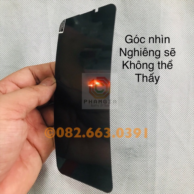 Kính cường lực dẻo vsmart live / active 3 9H chống nhìm trộm,, không viền, full 98%