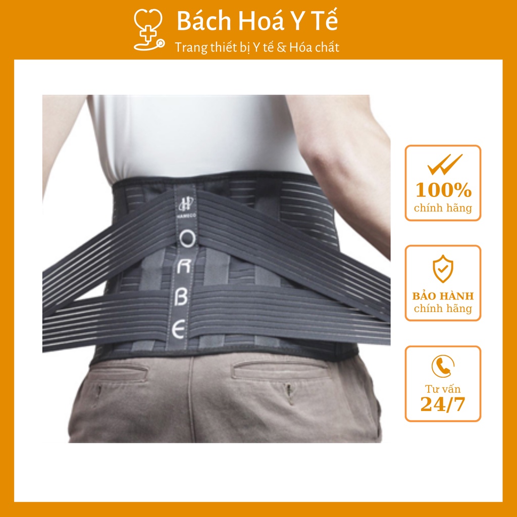 Đai Thắt Lưng Việt Nam Olumba giúp dự phòng tổn thương cột sống.