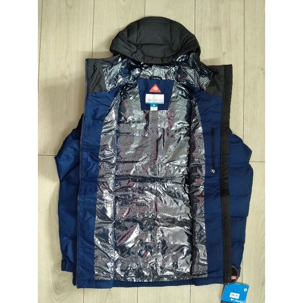 Áo ấm nam Columbia Omni-Heat màu phối xanh đen