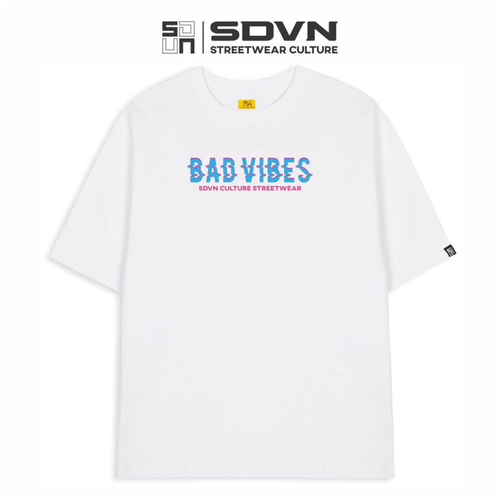 [NEW] Basic tee Oversize Ulzzang cá tính - Áo Thun Unisex Nam Nữ SDVN BAD VIBES (V147) [Thoitranghot.Store] | WebRaoVat - webraovat.net.vn