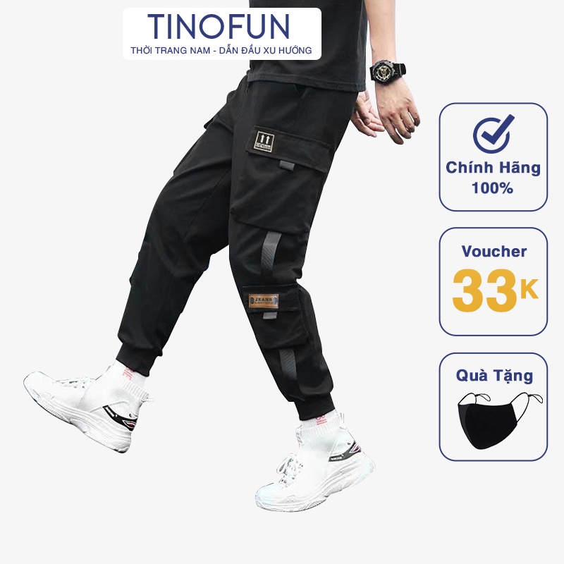 Quần jogger thể thao nam kaki TINOFUN 💖FREESHIP💖 mã TT46-Q thô túi hộp kiểu bó ống Hàn Quốc chất vải đẹp ố