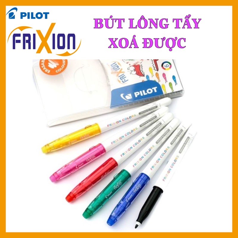 BÚT LÔNG TẨY XÓA ĐƯỢC PILOT FRIXION COLORS