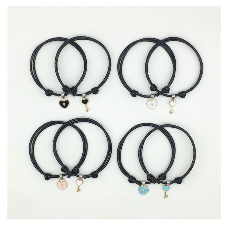 Set 2 Vòng Tay Dây Bện Dành Cho Cặp Đôi