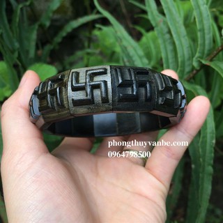 Vòng tay gỗ Mun