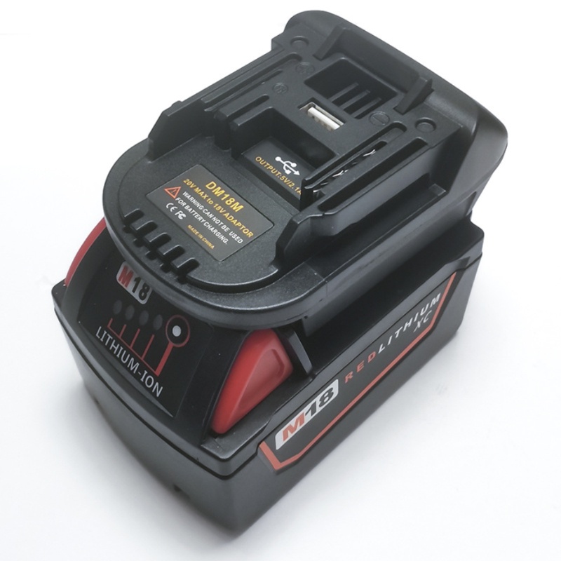 Bộ Chuyển Đổi Pin Milwaukee Cho Dewalt Sang Makita Bl1830 Bl1850 DM18M