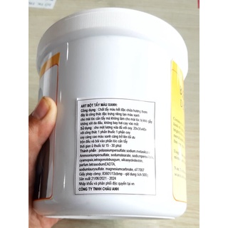 BỘT TẨY TÓC MÀU XANH TOP.ART