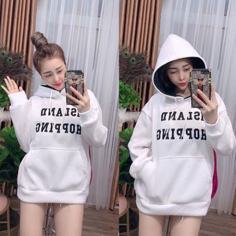 [SALE TẾT] Áo khoác nam nữ mùa đông, áo nỉ có mủ form rộng nam nữ mặc đẹp tay phồng chất liệu dày dặn A003 | BigBuy360 - bigbuy360.vn