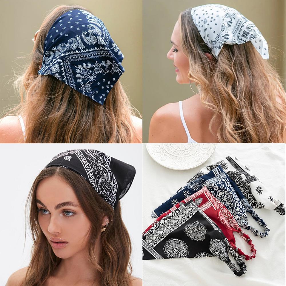 SUMU Dây Cột Tóc Co Giãn Phong Cách Bohemia Cho Nữ