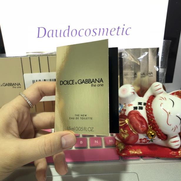 [vial] Nước hoa Dolce & Gabbana The One D&G The One Vàng EDP 2ml . Chính Hãng Cao Cấp