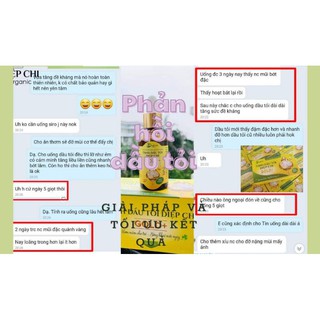 Tinh DẦu Tỏi  Diệp CHI gold + tặng  Siro Húng Chanh(hoặc quà tràm mini )