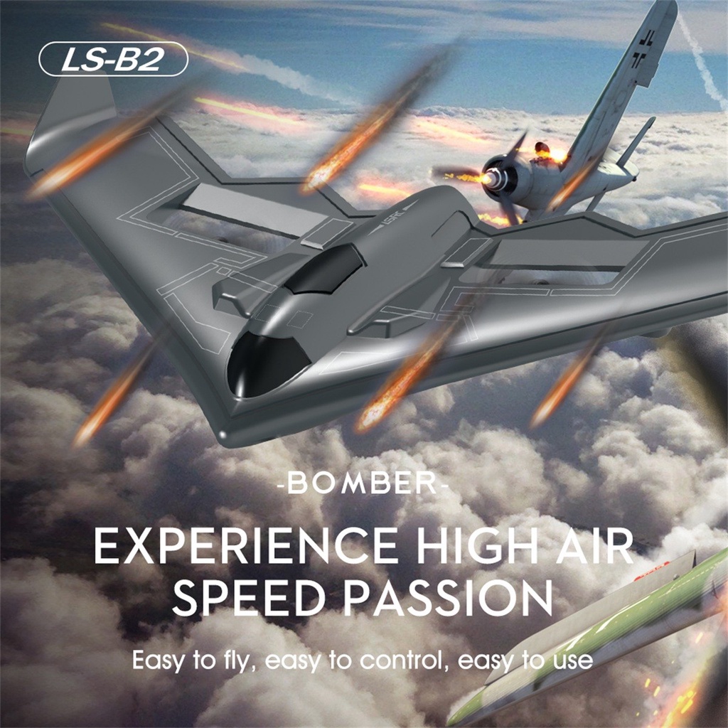 B2 RC Máy bay 2.4G 2CH RC Máy bay với GYRO Máy bay điều khiển từ xa B 2 RC Máy bay cánh cố định RC Quadcopter Drone RTF