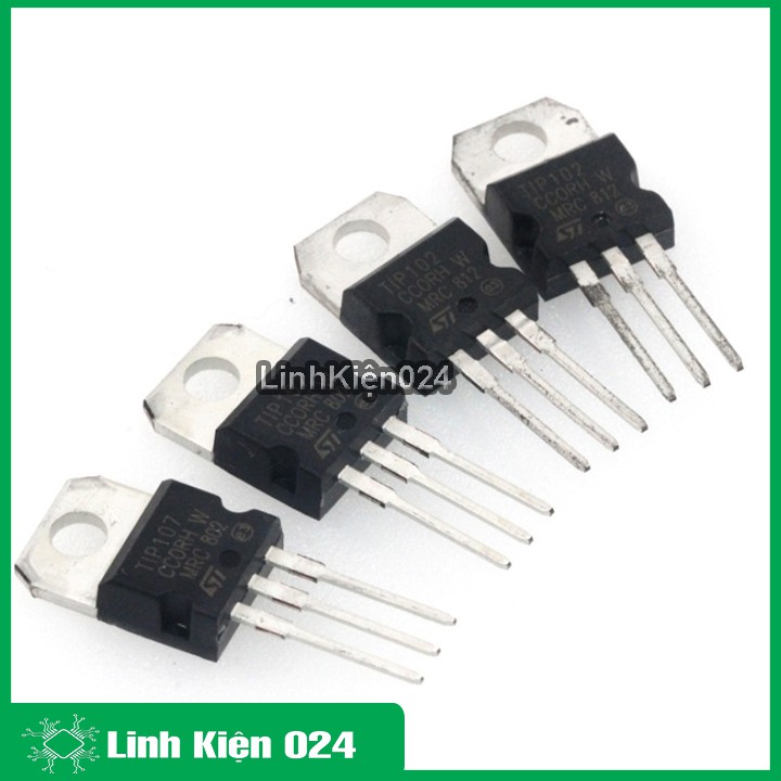 Sản phẩm TIP107 TO-220 PNP 100V 8A 80W Darlington Transistor