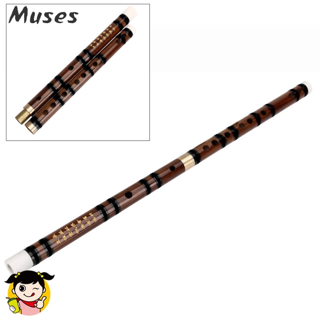 Muse07 Ống sáo bằng tre phong cách Trung Hoa sang trọng chất lượng cao