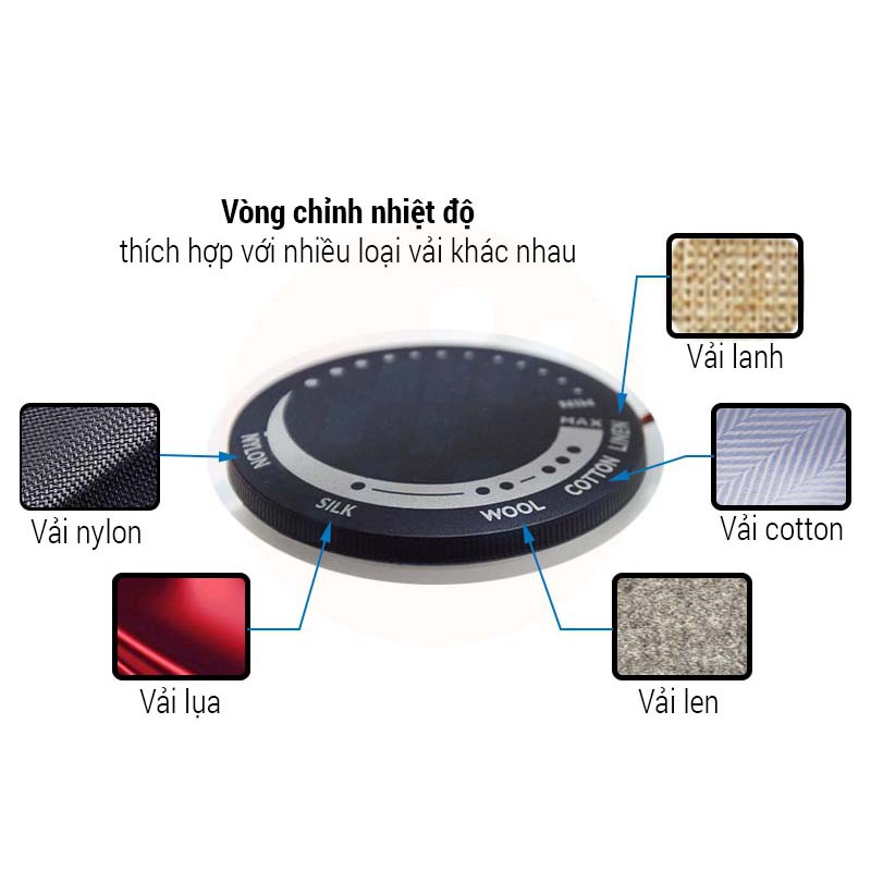 Bàn ủi khô Philips GC160 - HÀNG CHÍNH HÃNG - BH 2 NĂM