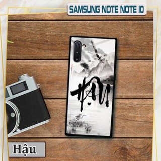 Ốp lưng Samsung Galaxy Note 10 - In chữ thư pháp