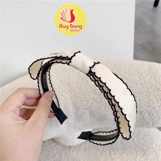 Ruy băng, RB2225 dây ruy băng HQ đen - trắng